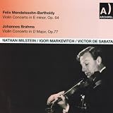 Victor de Sabata, Nathan Milstein New York Philharmonic Orchestra Felix Mendelssohn, Bartholdy: Violin Concerto In E minor, Op. 64 - Johannes Brahms: Violin Concerto In D Major, Op. 77
