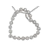 0.29 cttw Heart Shaped Pendant - 14kt White Gold LIFETIME WARRANTY