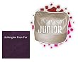 Comfort Sac Junior Sac Aubergine Faux Fur By Elite Furniture