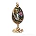 Jewelry Box, Egg Shaped Musical Jewelry Box- Green