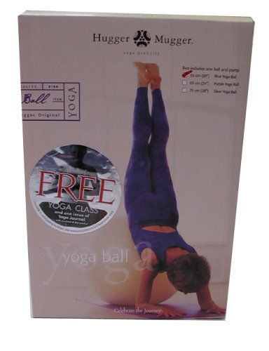 Hugger Mugger Blue 55cm Exercise Ball (Blue)