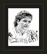 Boston Celtics Framed Larry Bird Boston Celtics Lithograph NBA Basketball
