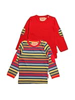 Toby Tiger Pack x 2 Camiseta Manga Larga Lstpackbold (Multicolor)