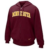 Nike Minnesota Golden Gophers Maroon Classic Full Zip Fleece Hoody Sweatshirt