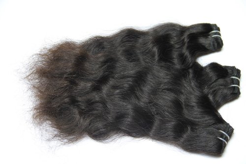 100% Virgin Brazilian Remy Hair Natural Wavy 18" #1 ,#1b and #2