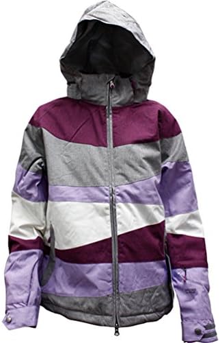 M3 Chloe Women's Snowboard Ski Jacket Purple Gray