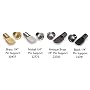 Nickel 1/4'' Pin Support