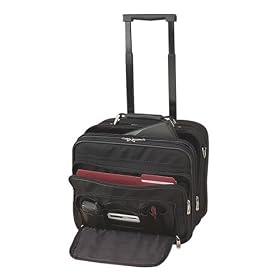 Buy BOND STREET LTD. Rolling Computer Bag, Nylon, 15-1 4 x 9 x 14-1 2, Black by Bond Street