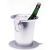Leopold Vienna Sektkübel Alu silber