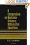 A Compendium on Nonlinear Ordinary Differential Equations
