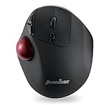 ペリックス PERIMICE-717, トラックボール搭載 無線 エルゴノミクスマウス - 34mmサイズのボール搭載 - ７ボタン(５ボタン割り当て可能) 解像度1000/1600/2000dpi - ケーブル1.8M