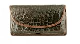 Continental Antique Brown Crocodile Skin Luxury Mobile Phone Case/Pouch - Fits All Nokia 8800 Series