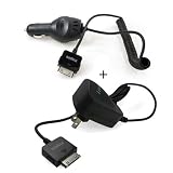 Sandisk Sansa Mp3 E250 E260 E270 E280 Series Bundled Home Travel Wall Charger and 12v Rapid Car Charger