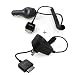Sandisk Sansa Mp3 E250 E260 E270 E280 Series Bundled Home Travel Wall Charger and 12v Rapid Car Charger