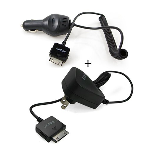 Electronics: Sandisk Sansa Mp3 E250 E260 E270 E280 Series Bundled Home Travel Wall Charger and 12v Rapid Car Charger