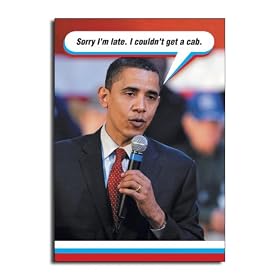 Obama Cab - Scandalous Politics Birthday Greeting Card