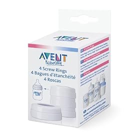 Click here to buy Avent Bottle Screw Rings, 4 Pack by Avent.