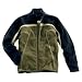 WhiteSeason Fleecejacke Männer, schwarz/oliv