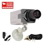 VideoSecu 700TVL Day Night CCTV Security Camera 1/3" Sony Effio CCD 3.5-8mm Zoom Lens with Camera Power Supply and Extension Cable 1LV