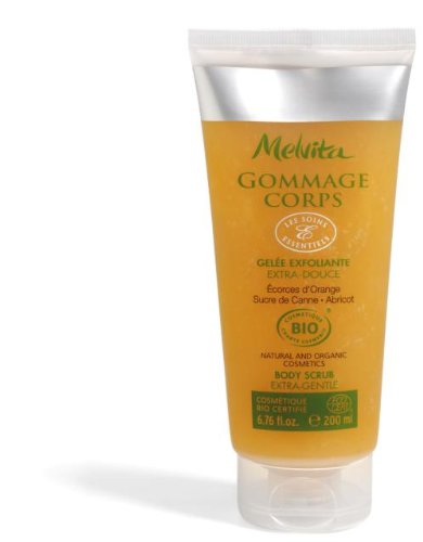 Melvita The Essentials - Extra-Soft Body Scrub, 6.76 fl.oz Bottle
