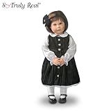 Ivy Lifelike Little Girl Christmas Holiday Doll With Accessories by Ashton Drake
