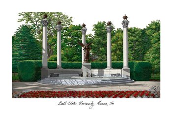 Buy Ball State University Clearance Sale Art Poster Print, 14x10 by AllPosters.com
