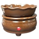 2 in 1 Chocolate Brown Ceramic Candle Warmer