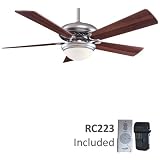 Minka Aire F569-BS/DW Supra Ceiling Fan 52 with light 5 blades
