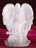 Review Aspen Country Store  / Angel Lamp: Frosted Angel Sculpture with Color Changing Light Inside - Aspen Country Store