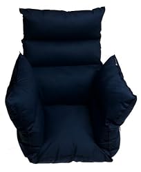 Duro-Med Comfort Pillow Cushion with Six Ties, Navy