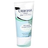 Clearasil Daily Oil Control Cream Cleanser, With Green Tea and Peppermint, (5 fl oz) 41SCNT2M9ML. SL160 Clearasil Daily Oil Control Cream Cleanser, With Green Tea and Peppermint, (5 fl oz)