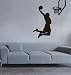 Large--Easy instant decoration wall sticker wall mural Sport Basketball-Basketball shoot