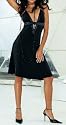 MELROSE SEXY STYLE SATIN-KLEID NEU