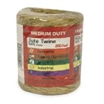 Jute Twine Jute TwIne,Brown,0.08 In,200 Ft