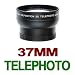 New! Deluxe 37mm Telephoto Lens 2 X Professional Hd For All 