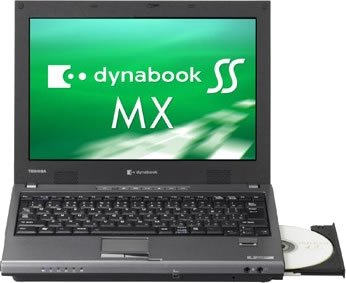 Cover image : TOSHIBA dynabook SS MX/495LS(CoreDuoT2300 512MB 100GB DVD±R DL 12.1型ワイド 無線LAN)［PAMX495LS］
