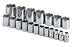 SK 4120 19 Piece 1/2-Inch Drive 6 Point 3/8-Inch to 1-1/2-Inch Socket Set