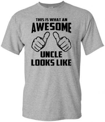 Awesome Uncle Looks Like Adult Funny Adult T-Shirt Tee