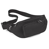 Black delux bum bag, hip poch, waist belt bag