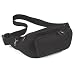 Black delux bum bag, hip poch, waist belt bag