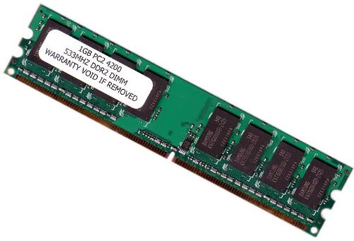 Komputerbay 1GB DDR2 PC2 4200 533Mhz 240 Pin Desktop DIMM 1 GB