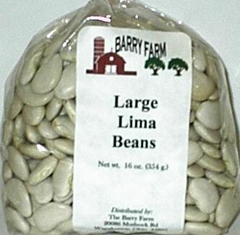 Lima Beans, Large, 1 lb. by Barry Farm