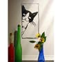 Peeping Tom Cat Wall Sculpture