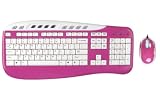 Saitek Keyboard & Mouse Pink