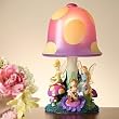 Disney Tinkerbell Tinker Bell Fairies Mushroom Lamp Light