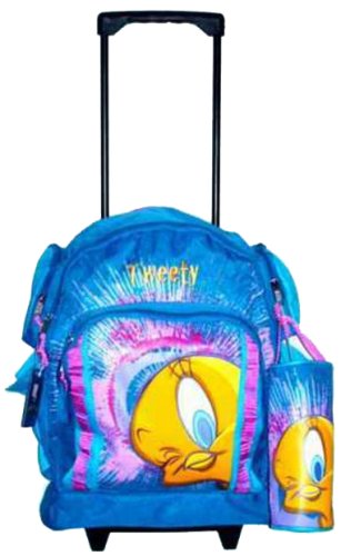 Tweety Tall Rolling Backpack (76cr05as.blu)