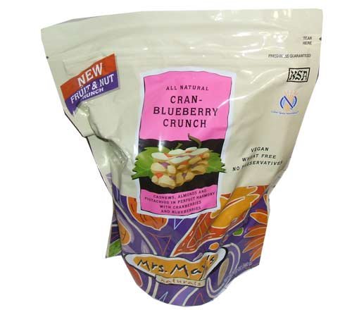 Mrs May's Naturals All Natural Cranberry Blueberry Crunch Resealable 20 Ounce Pack by Mrs. May's