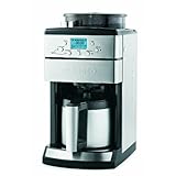 Saeco 10-Cup Automatic Drip Coffee Maker with Thermal Carafe and Burr Grinder, Stainless Steel