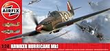 Airfix A14002A 1:24 Scale Series 14 Hawker Hurricane Mk1 Military Aircraft Model Kit