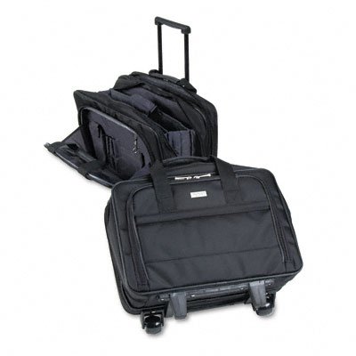US Luggage Ballistic Nylon Rolling Computer Case - B100-4 Black